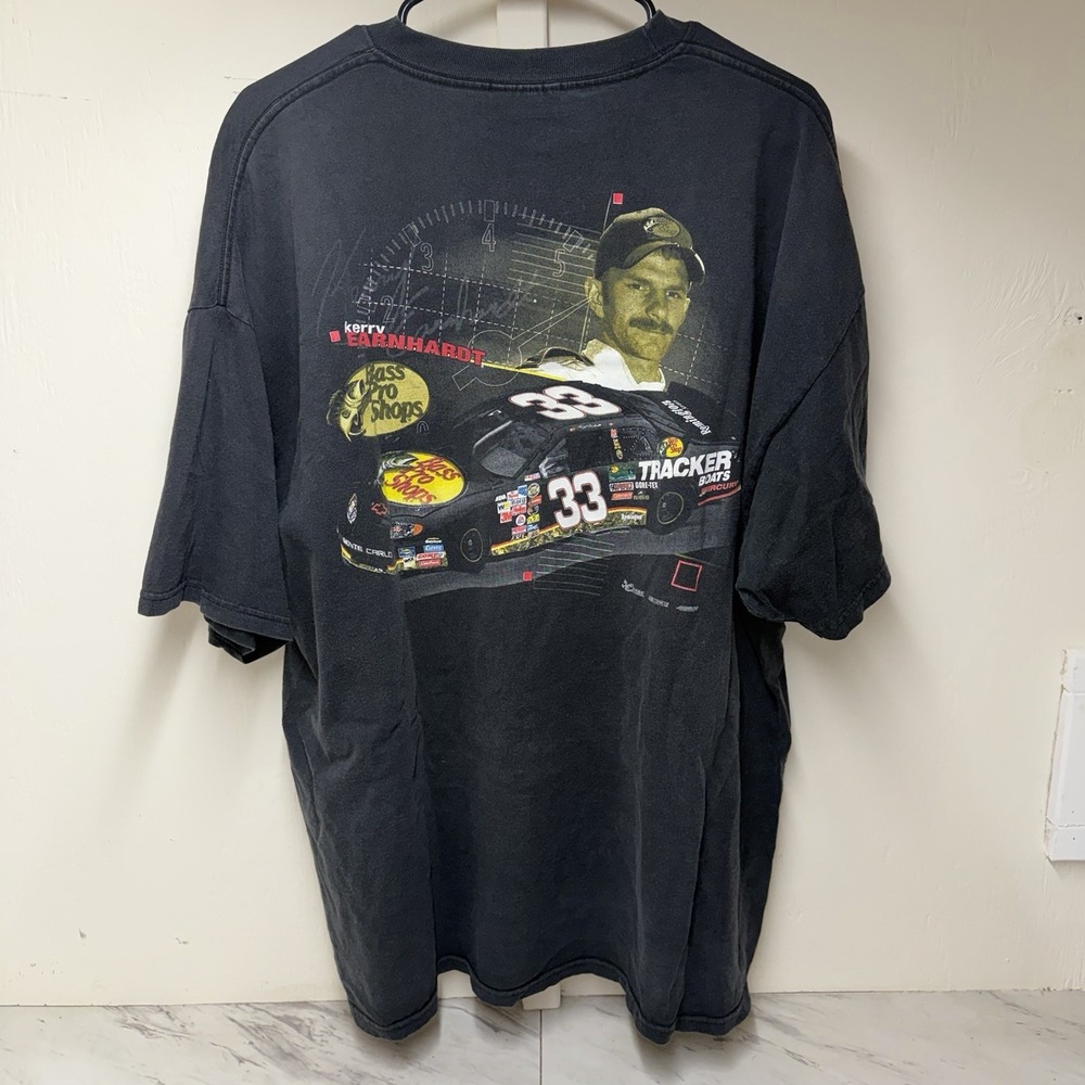 Vintage Chase Authentics NASCAR Kerry Earnhardt 33 Bass Pro Shops T Shirt Men XL
